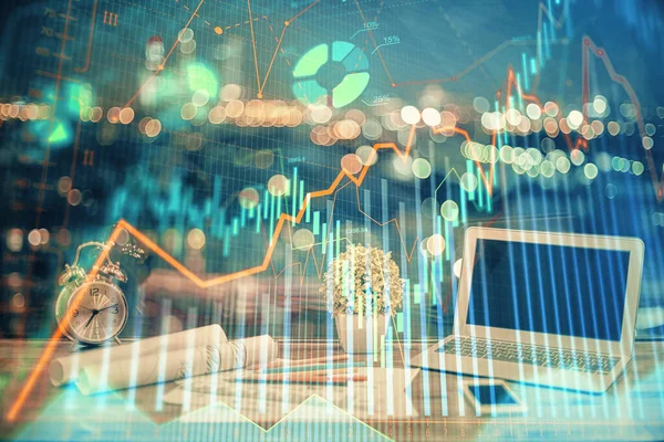 Frustrated beginner trader looking at forex trading charts and common mistakes